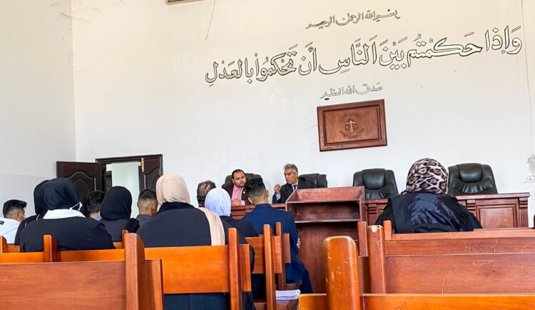 زيارة علمية لمحكمة استئناف بنغازي