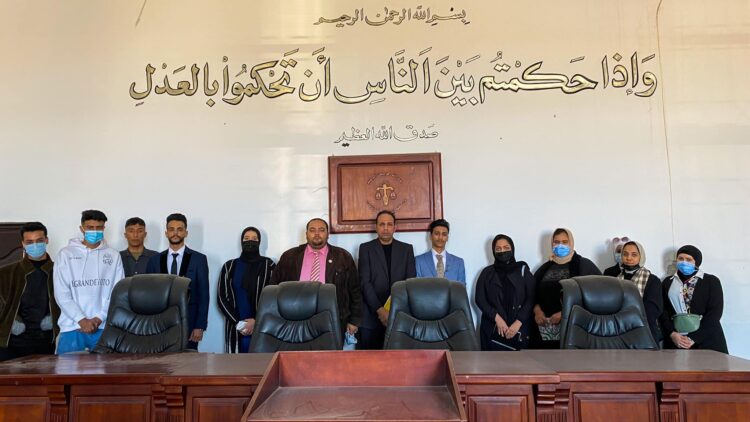 زيارة علمية لمحكمة استئناف بنغازي
