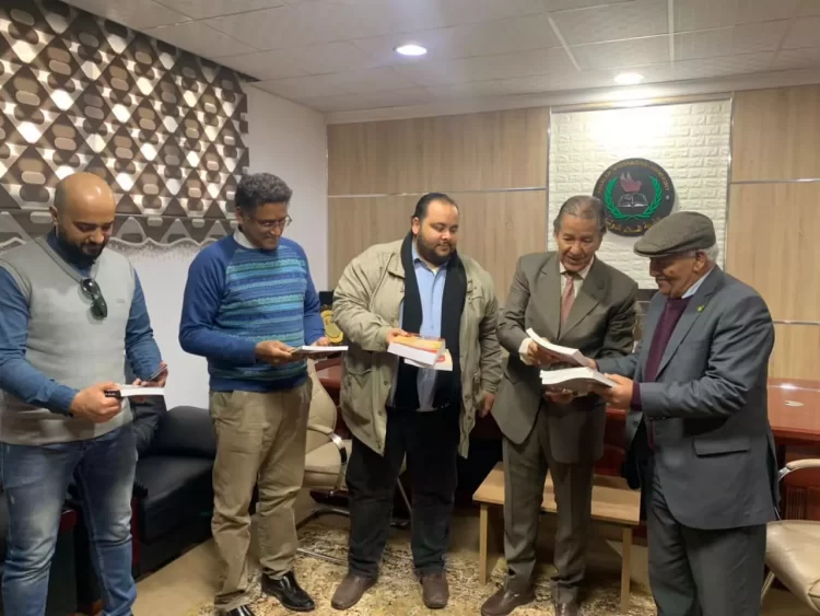 زيارة استاذ القانون الجنائي بكلية القانون جامعة بنغازي