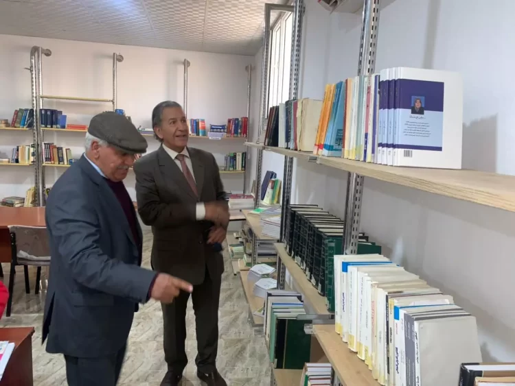 زيارة استاذ القانون الجنائي بكلية القانون جامعة بنغازي