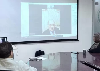 أجتماع مع الأمين العام لأتحاد الصيادلة العرب