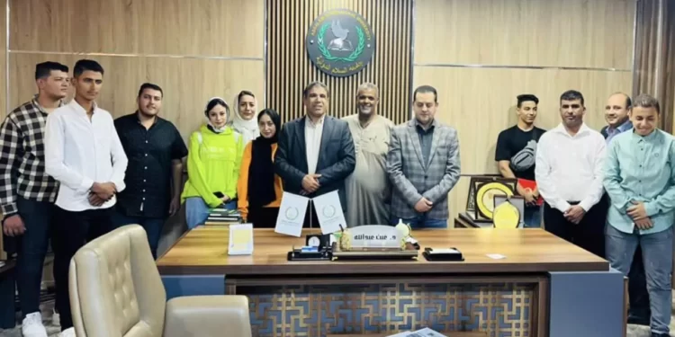 استقبال الجامعة للطلاب الوافدين من مصر